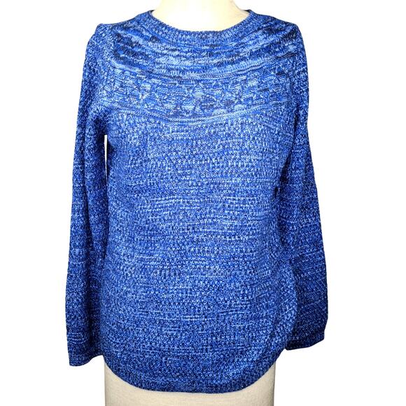 Blue Knit Sweater Size Small - Picture 1 of 4